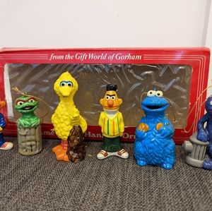 Vintage 1971 Sesame Street Ornaments